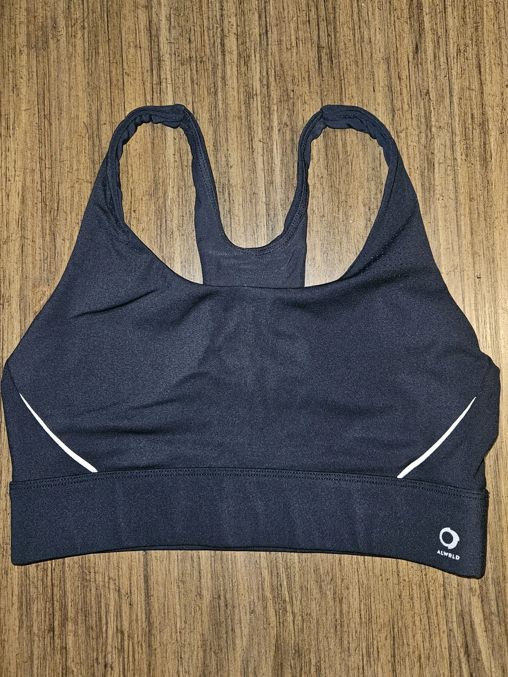 Black High-Impact Racerback Sports Bra